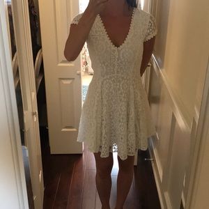 Barely worn cream crochet dress